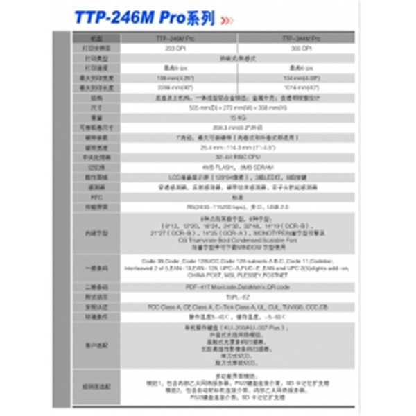 TTP-246M Pro经济款系列的应用